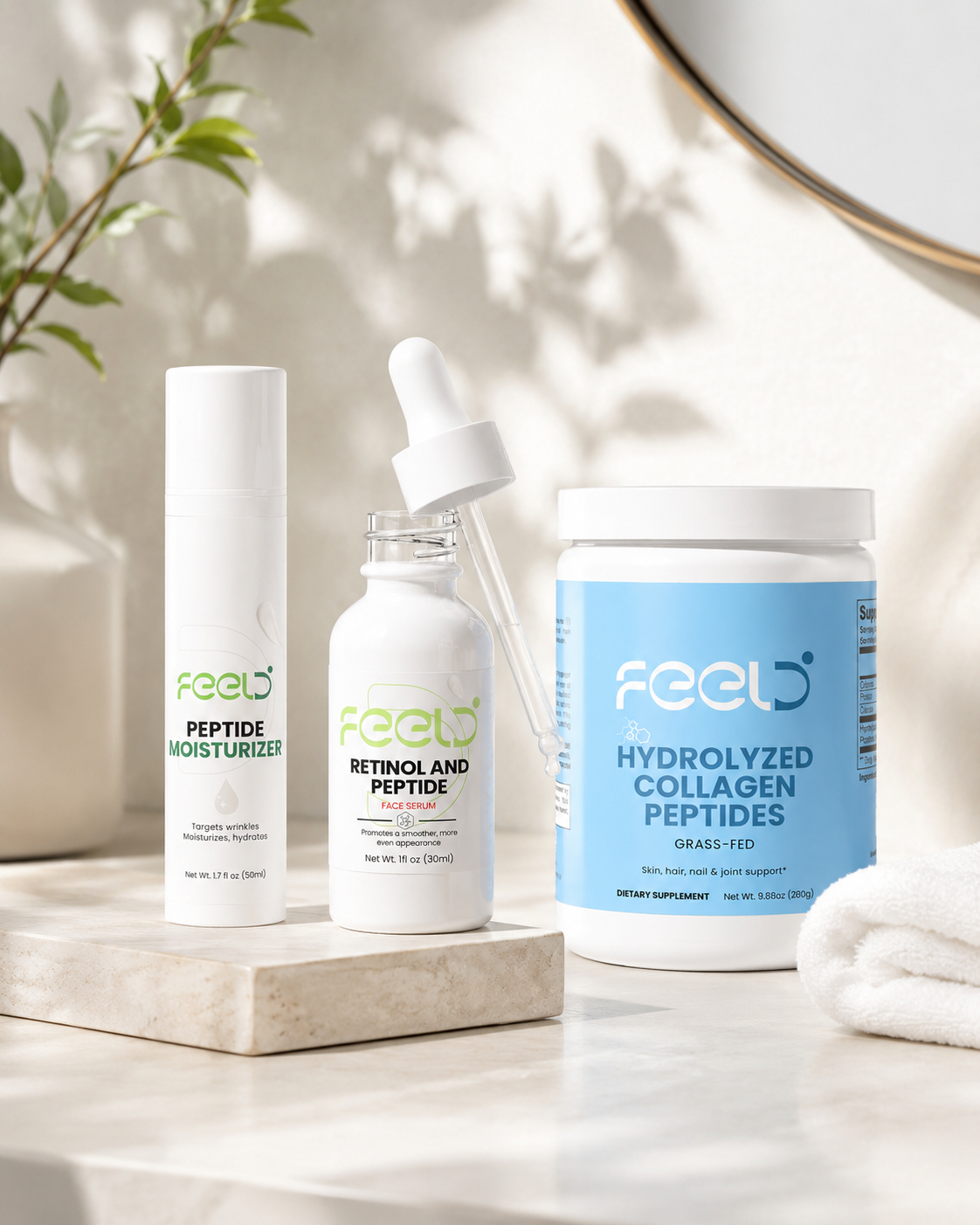 FeelD Peptide Essentials Bundle